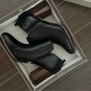 Franco Sarto leather booties size 10